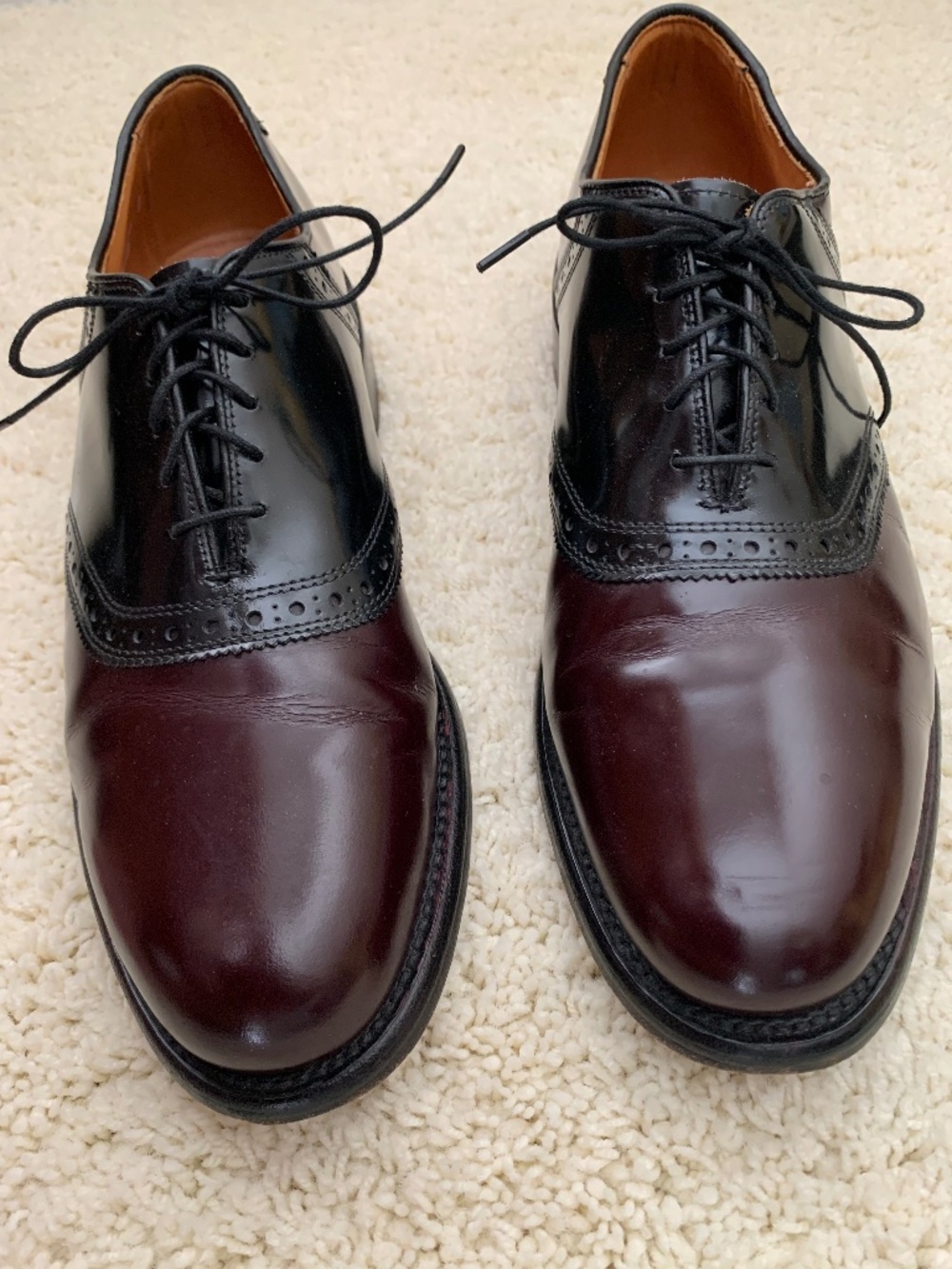 Allen Edmonds Two-Tone Saddle Shoes